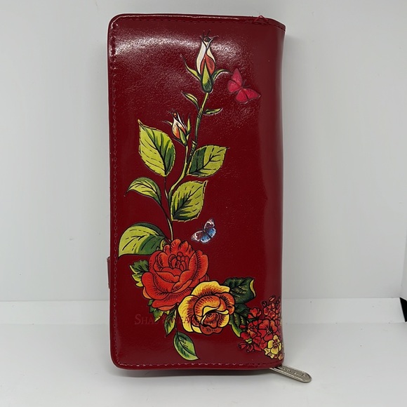 Shag Wear Canada Red Skull Candy Wallet GUC - Picture 3 of 6